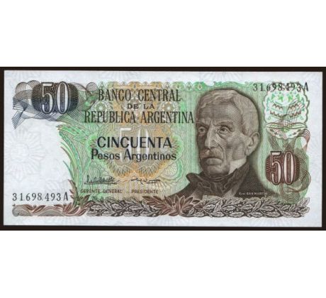 50 pesos 1983 Argentína