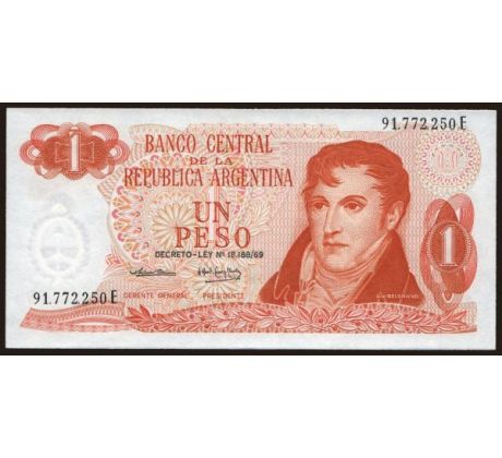 1 peso 1974 Argentína