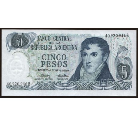 5 peso 1974 Argentína