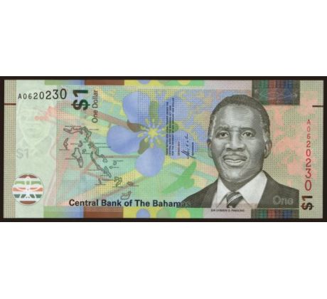 1 dollar 2017 Bahamy