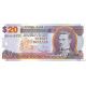 20 dollar 2007 Barbados veľké pruhované číslo
