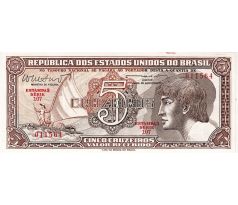 5 pesos 1961/1962 Brazília