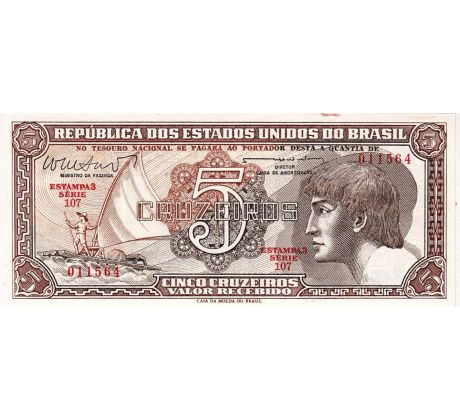 5 pesos 1961/1962 Brazília