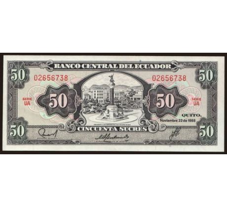 50 sucres 1988 Ekvádor