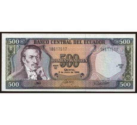 500 sucres 1988 Ekvádor