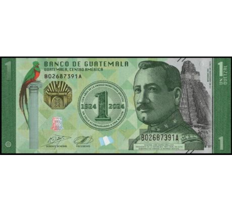 1 quetzal 2024 pamätná bankovka