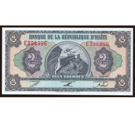 2 gourdes 1992 Haiti