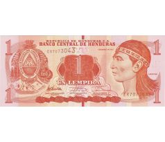 1 lempiras 2012-22 Honduras