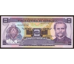 2 lempiras 2012-19  Honduras
