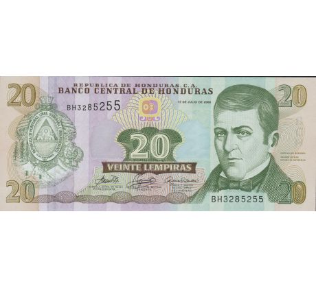 20 lempiras 200802-22 Honduras