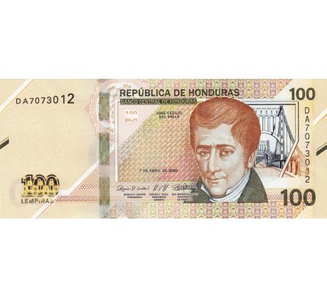 100 lempiras 2022 Honduras