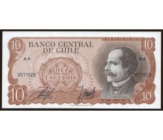 10 escudos 1973 -74 Chile
