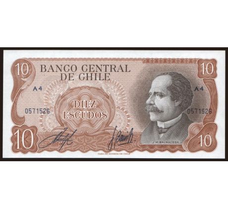 10 escudos 1973 -74 Chile