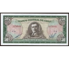50 escudos 1962-75 Chile