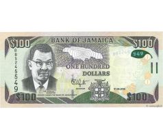 100 dollar 2014-21 Jamajka