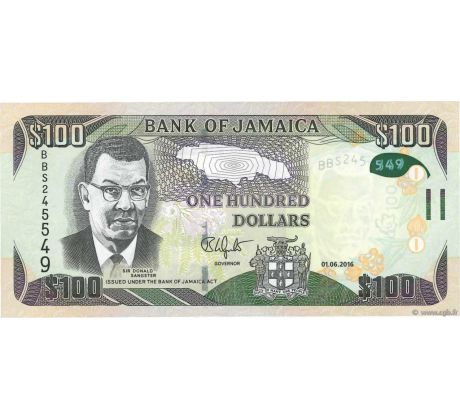 100 dollar 2014-21 Jamajka