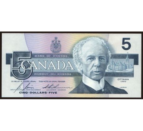 5 dollar 1986 Kanada