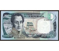 1 000 pesos 1994-95 Kolumbia
