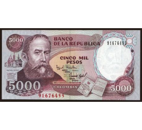 5 000 pesos 1994-95 Kolumbia
