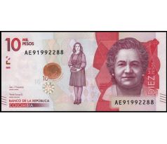 10 000 pesos 2015-20 Kolumbia