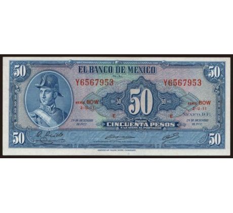 50 pesos 1972 Mexiko