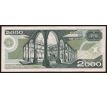 2 000 pesos 1989 Mexiko