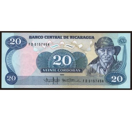20 cordobas 1985 Nikaragua
