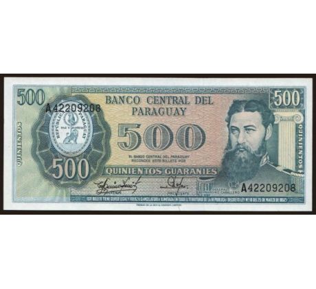500 guaranies 1995 Paraguaj