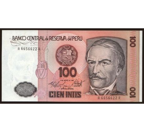 100 intis 1985-87 Peru