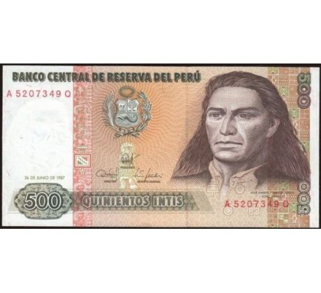 500 intis 1985-87 Peru