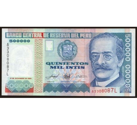 500 000 intis 1988-89 Peru