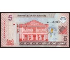 5 dollar 2004-09 Suriname