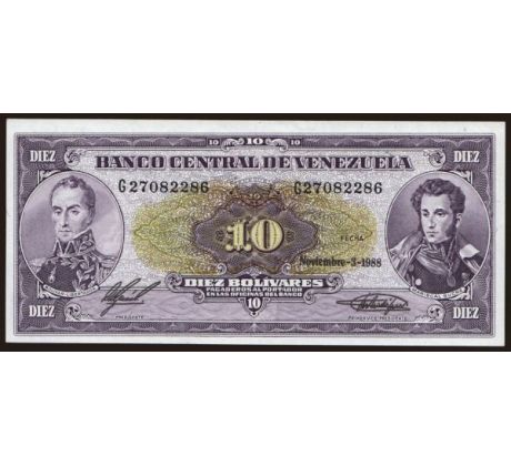 10 bolivares 1988 Venezuela