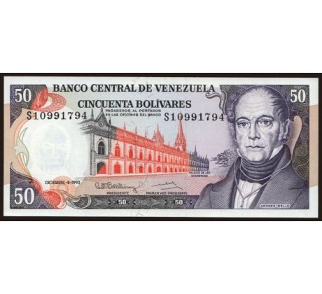 50 bolivares 1985-98 Venezuela
