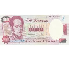 1 000 bolivares 1994-98 Venezuela