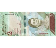 2 boliváres 2018 Venezuela