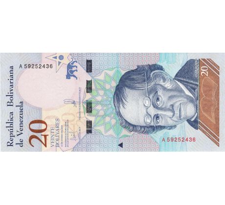 20 bolivares 2018 Venezuela