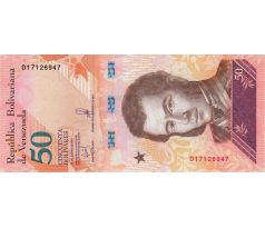50 bolivares 2018 Venezuela