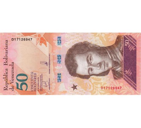 50 bolivares 2018 Venezuela