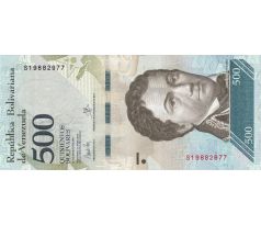 500 bolivares 2015-17 Venezuela