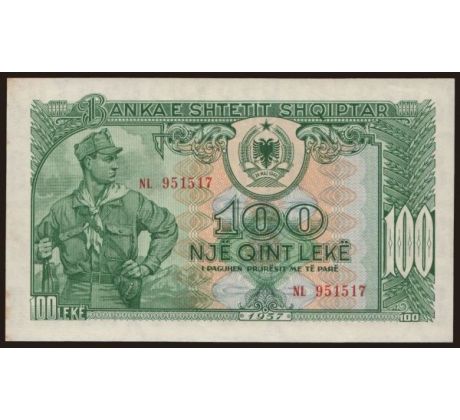 Albánsko 100 leke 1957 Albánsko