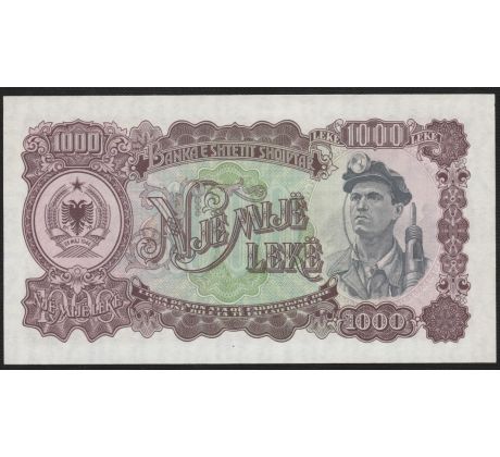 1 000 leke 1957 Albánsko