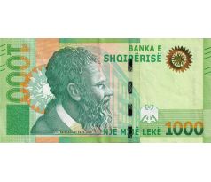 1000 leke 2019 Albánsko