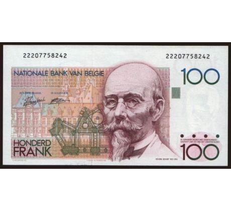 100 francs 1982 Belgicko