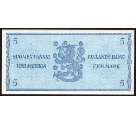 5 marka 1963 Fínsko
