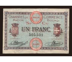 1 franc 1915 Macon Francúzsko