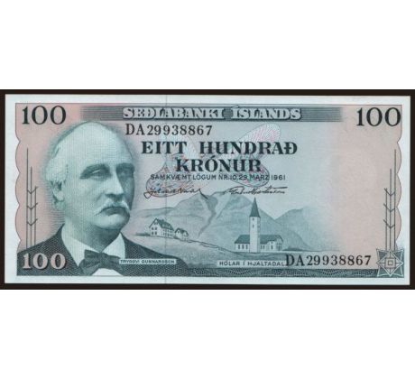 100 koruna 1961 Island