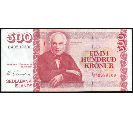 500 kronur 2001 Island /02/