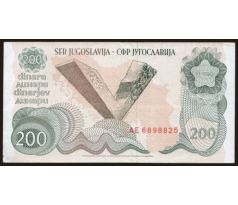 200 dinar 1990 Juhoslávia