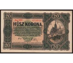 20 koruna 1920 Madarsko